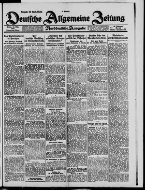 Deutsche allgemeine Zeitung vom 26.03.1925