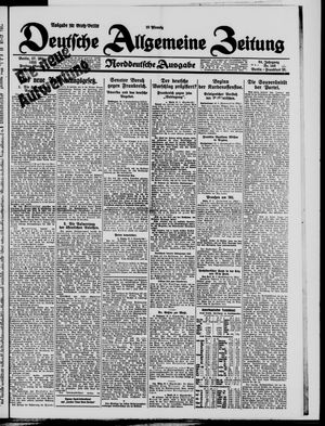 Deutsche allgemeine Zeitung vom 27.03.1925