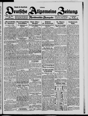 Deutsche allgemeine Zeitung vom 28.03.1925