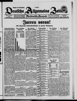 Deutsche allgemeine Zeitung vom 30.03.1925