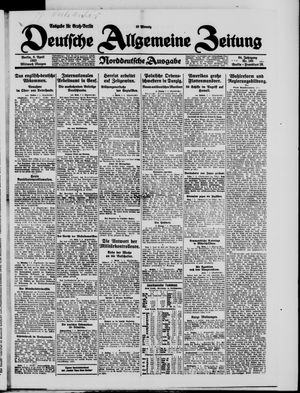 Deutsche allgemeine Zeitung vom 08.04.1925