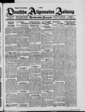 Deutsche allgemeine Zeitung vom 08.04.1925