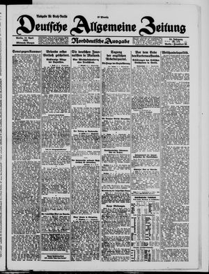 Deutsche allgemeine Zeitung vom 15.04.1925