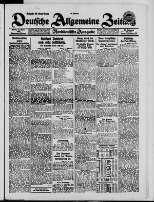 Deutsche allgemeine Zeitung vom 16.04.1925