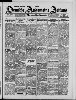 Deutsche allgemeine Zeitung vom 22.04.1925