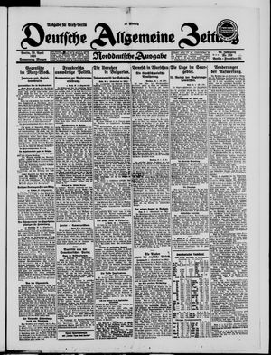Deutsche allgemeine Zeitung vom 23.04.1925