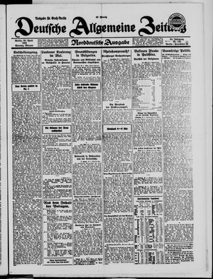 Deutsche allgemeine Zeitung vom 26.04.1925