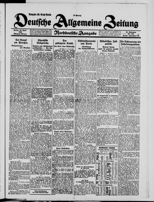 Deutsche allgemeine Zeitung vom 29.04.1925