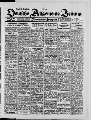 Deutsche allgemeine Zeitung vom 29.04.1925