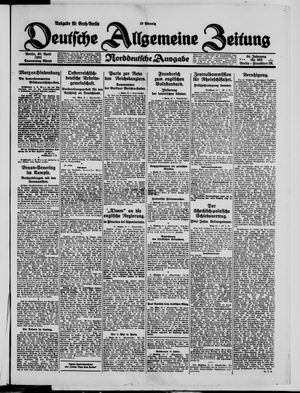 Deutsche allgemeine Zeitung vom 30.04.1925