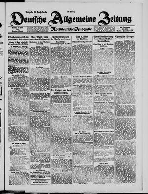 Deutsche allgemeine Zeitung vom 01.05.1925