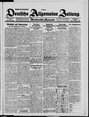 Deutsche allgemeine Zeitung vom 06.05.1925