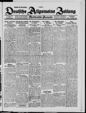 Deutsche allgemeine Zeitung vom 06.05.1925