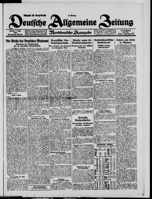 Deutsche allgemeine Zeitung vom 07.05.1925