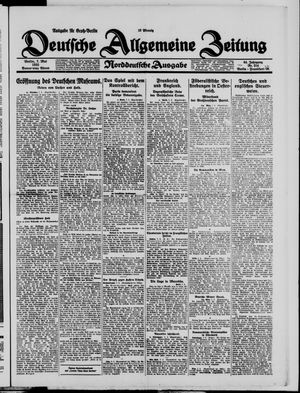 Deutsche allgemeine Zeitung vom 07.05.1925