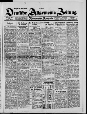 Deutsche allgemeine Zeitung vom 10.05.1925