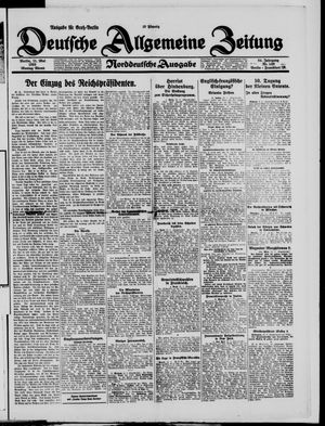 Deutsche allgemeine Zeitung vom 11.05.1925