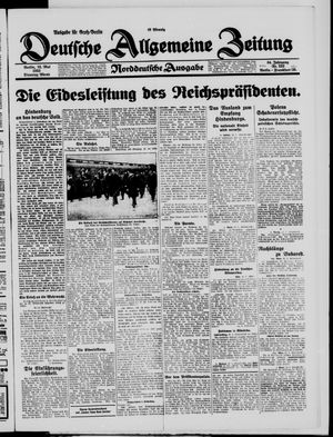 Deutsche allgemeine Zeitung vom 12.05.1925