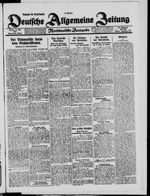 Deutsche allgemeine Zeitung vom 14.05.1925