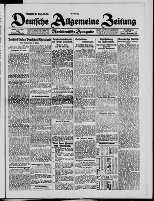 Deutsche allgemeine Zeitung vom 17.05.1925