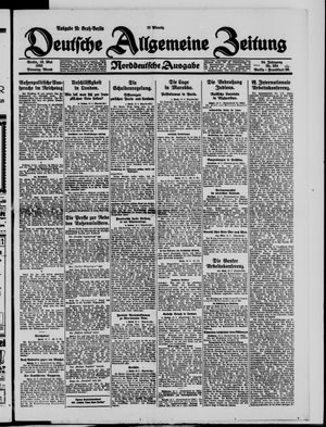 Deutsche allgemeine Zeitung vom 19.05.1925