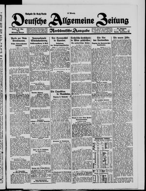 Deutsche allgemeine Zeitung vom 20.05.1925