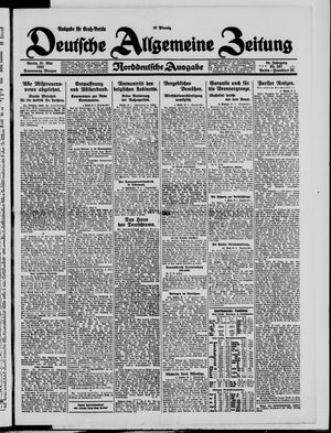 Deutsche allgemeine Zeitung vom 21.05.1925