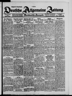 Deutsche allgemeine Zeitung vom 22.05.1925