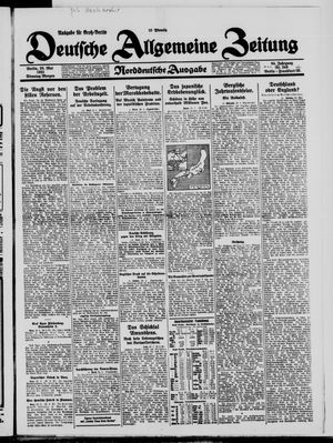 Deutsche allgemeine Zeitung vom 26.05.1925