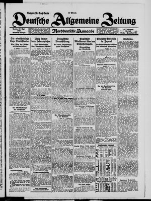 Deutsche allgemeine Zeitung vom 27.05.1925