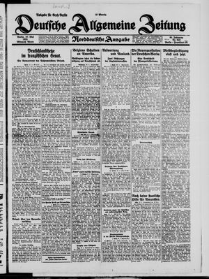 Deutsche allgemeine Zeitung vom 27.05.1925