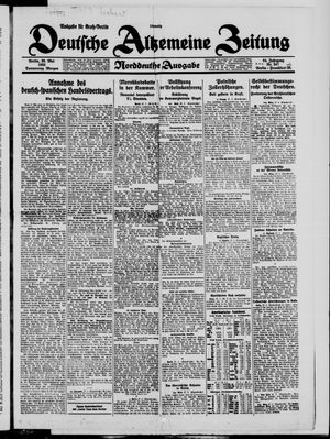 Deutsche allgemeine Zeitung vom 28.05.1925