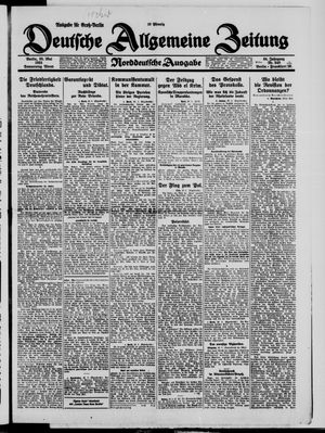 Deutsche allgemeine Zeitung vom 28.05.1925