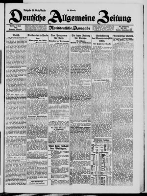 Deutsche allgemeine Zeitung vom 07.06.1925