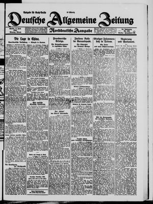 Deutsche allgemeine Zeitung vom 08.06.1925