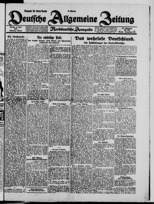 Deutsche allgemeine Zeitung vom 09.06.1925