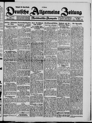 Deutsche allgemeine Zeitung vom 10.06.1925