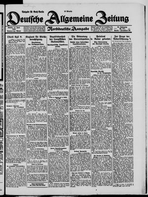 Deutsche allgemeine Zeitung vom 11.06.1925