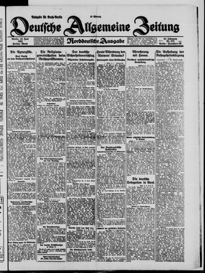 Deutsche allgemeine Zeitung vom 12.06.1925