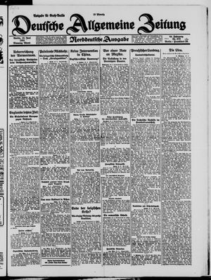 Deutsche allgemeine Zeitung vom 16.06.1925