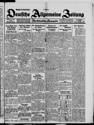 Deutsche allgemeine Zeitung vom 17.06.1925