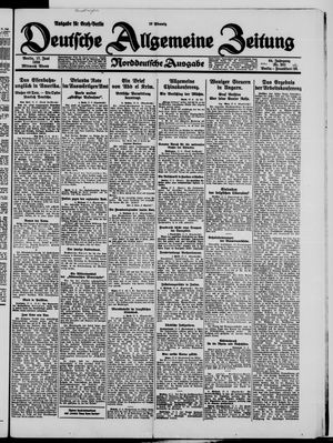 Deutsche allgemeine Zeitung vom 17.06.1925