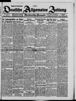 Deutsche allgemeine Zeitung vom 18.06.1925