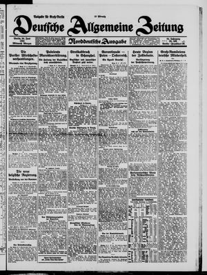 Deutsche allgemeine Zeitung vom 24.06.1925