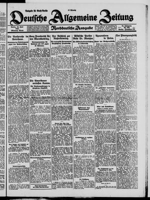 Deutsche allgemeine Zeitung vom 24.06.1925