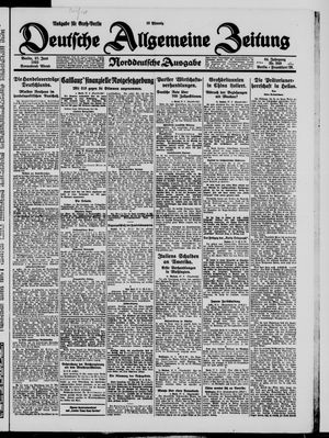 Deutsche allgemeine Zeitung vom 27.06.1925