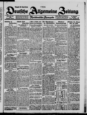Deutsche allgemeine Zeitung vom 30.06.1925