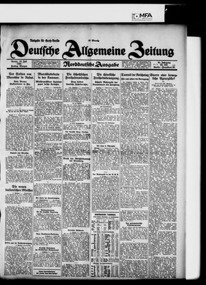 Deutsche allgemeine Zeitung vom 10.07.1925