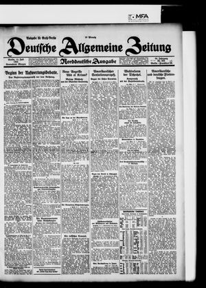 Deutsche allgemeine Zeitung vom 11.07.1925