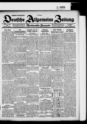 Deutsche allgemeine Zeitung vom 15.07.1925